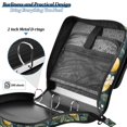 thumbnail image 4 of FORMRS Zipper Binder with Shoulder Strap 2-inch Ring 500 Sheet Capacity File Bag, Floral Lemons, 4 of 5