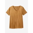 thumbnail image 4 of Woman Within Plus Size Faux Suede Tee, 4 of 6