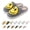 Grey, variant on Smile Face Slippers for Women and Men Comfy Warm Plush Slip-On House Slipper for Winter Indoor Soft Cushion Non-slip Fluffy Slides Couple Slippers Plus Size with Memory Foam