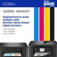 thumbnail image 6 of Brother Genuine LC501XLBK High Yield Black Ink Cartridge, 6 of 9