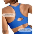 thumbnail image 4 of SHARICCA Womens Sport Bra High Impact Cross Back Workout Yoga Wireless Bra, 4 of 7