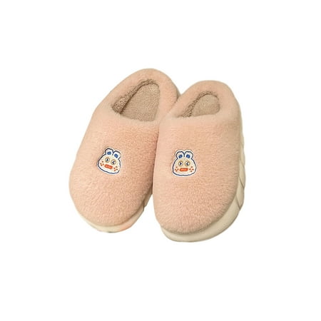 

Rotosw Women Warm Slipper Plush Home Shoes Fluffy Fuzzy Slippers Lightweight Slip On House Shoe Bedroom Casual Pink 8.5-9