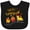 AB-Black, variant on Inktastic Happy Thanksgiving Turkey Train with Food Boys or Girls Baby Bib