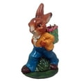 thumbnail image 1 of Ino Schaller Walking Easter Bunny Rabbit with Basket German Paper Mache, 1 of 3