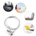 thumbnail image 1 of <p>4 Digit Password Chain Theft Deterrent Digit Password Lock 4-Digit Laptop Combination  Cable Combination  Cable For Notebooks Desktops</p>, 1 of 8