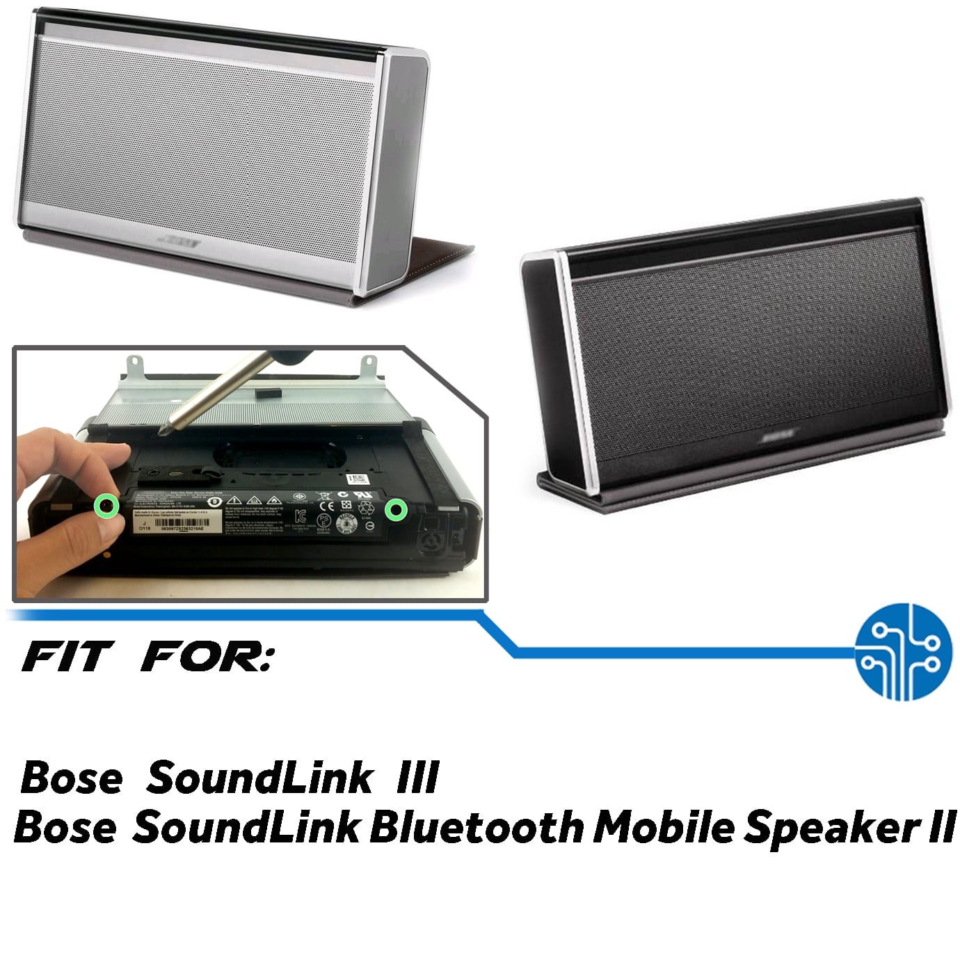 ironi Lighed lærebog New Replacement Battery for Boses SoundLink II III bluetooth speaker, P/N:  330107 359498 359498 330107A 359495 330105 404600 - 12 months warranty -  Walmart.com