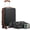 Black Tan, variant on 20" Carry-on Luggage Set,Hardside Lightweight ABS Suitcase with 7 Pieces Organizer Bags,Navy