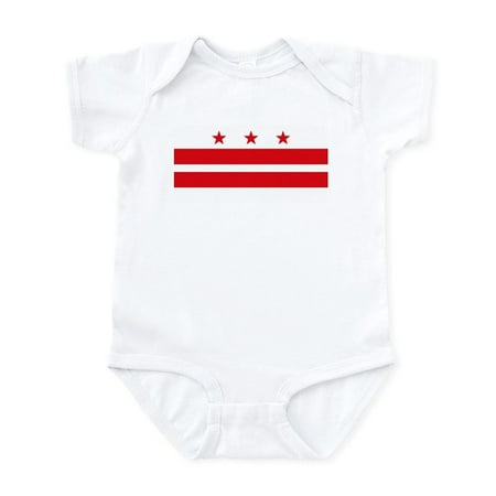 

CafePress - District Of Columbia Flag Infant Creeper - Baby Light Bodysuit Size Newborn - 24 Months