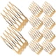 thumbnail image 5 of 10 peinetas laterales para mujer: pinzas estilo peine francés para mujer - Accesorios decorativos para peinados recogidos con giros para bodas y citas., 5 of 7