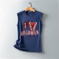 thumbnail image 4 of Camiseta sin mangas de Halloween para mujer, camiseta sin mangas con estampado gráfico divertido de playa de verano para adultos, blusa Fridja  gh1016, 4 of 6