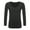 Type A Black, variant on Unisex Kids Thermal Underwear Long Sleeve Base Layer Tops Dance Gymnastics Training Shirts Type A White L