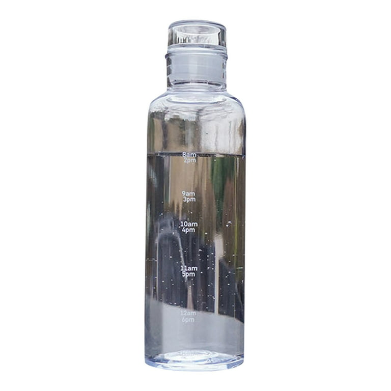 Plastic Water Bottles with Caps,Clear, Best as Reusable Drinking Bottle,  Sauce Jar, Juice Beverage Container, 16.94FL.OZ