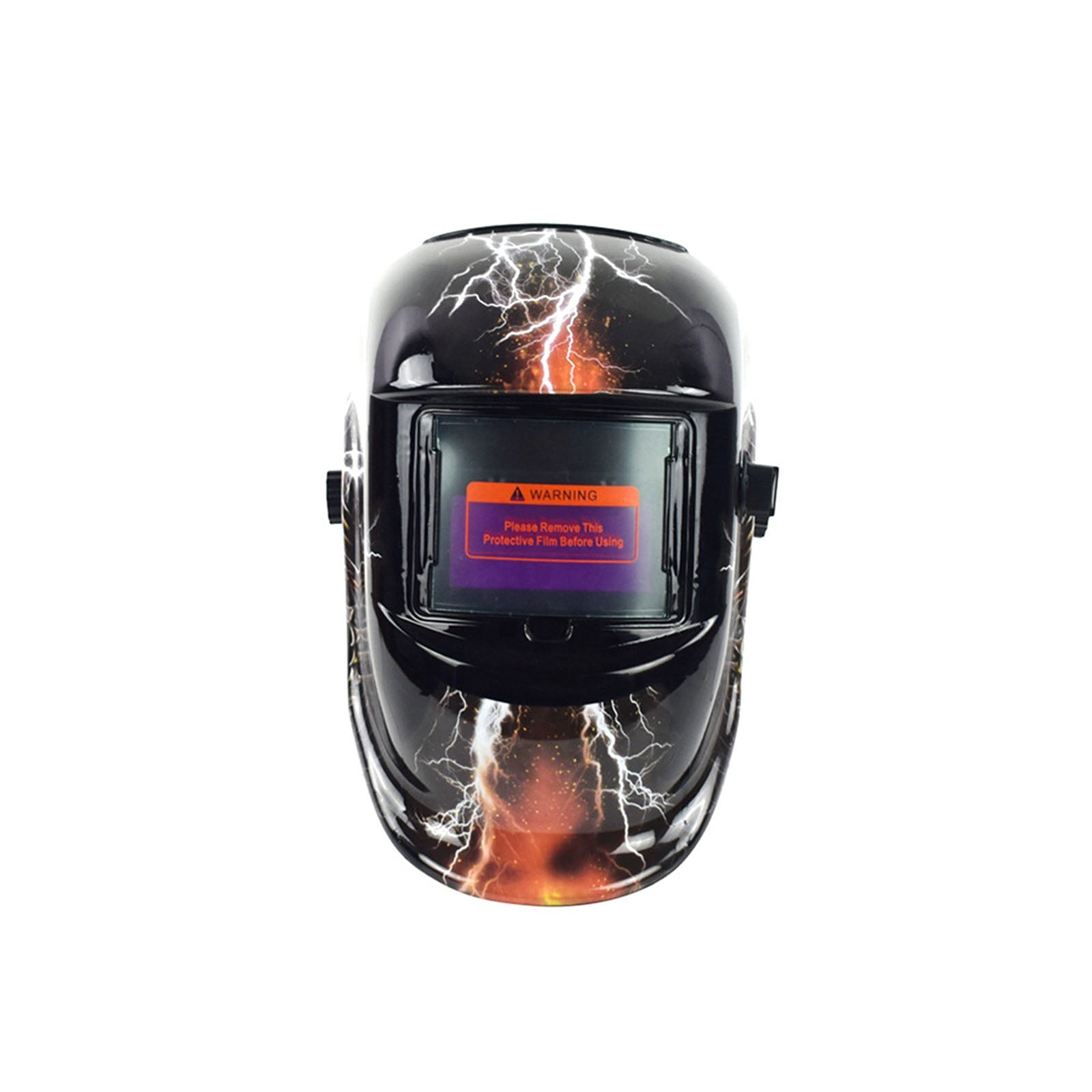 Anti-Roast Face Auto Darkening Welding Helmet-Welding Mask Head-Mounted Automatic Dimming 20 Protective Films Professional Welding Equipment 