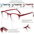 thumbnail image 4 of HAHDAXIA 3 Pack Blue Light Blocking Reading Glasses,Spring Hinge Computer Readers for Men Women,Anti UV Ray Filter Eyeglasses, 4 of 7