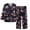Multicolor-5, variant on HomeGardon Women's Sleepwear Ladies Pajamas Sets Plus Size,Women's Summer Two Piece Set Short Sleeve Round Neck Pajama Set Printed Pants Set,XL-XXXXXL