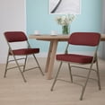 thumbnail image 4 of Flash Furniture Hercules Adult Triple Braced & Double Hinged Folding Chairs, Set of 2, Burgundy, 4 of 15