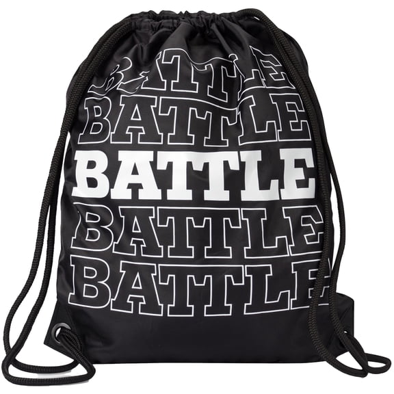 Battle Sports Repeater Cinch Bag - Black/White