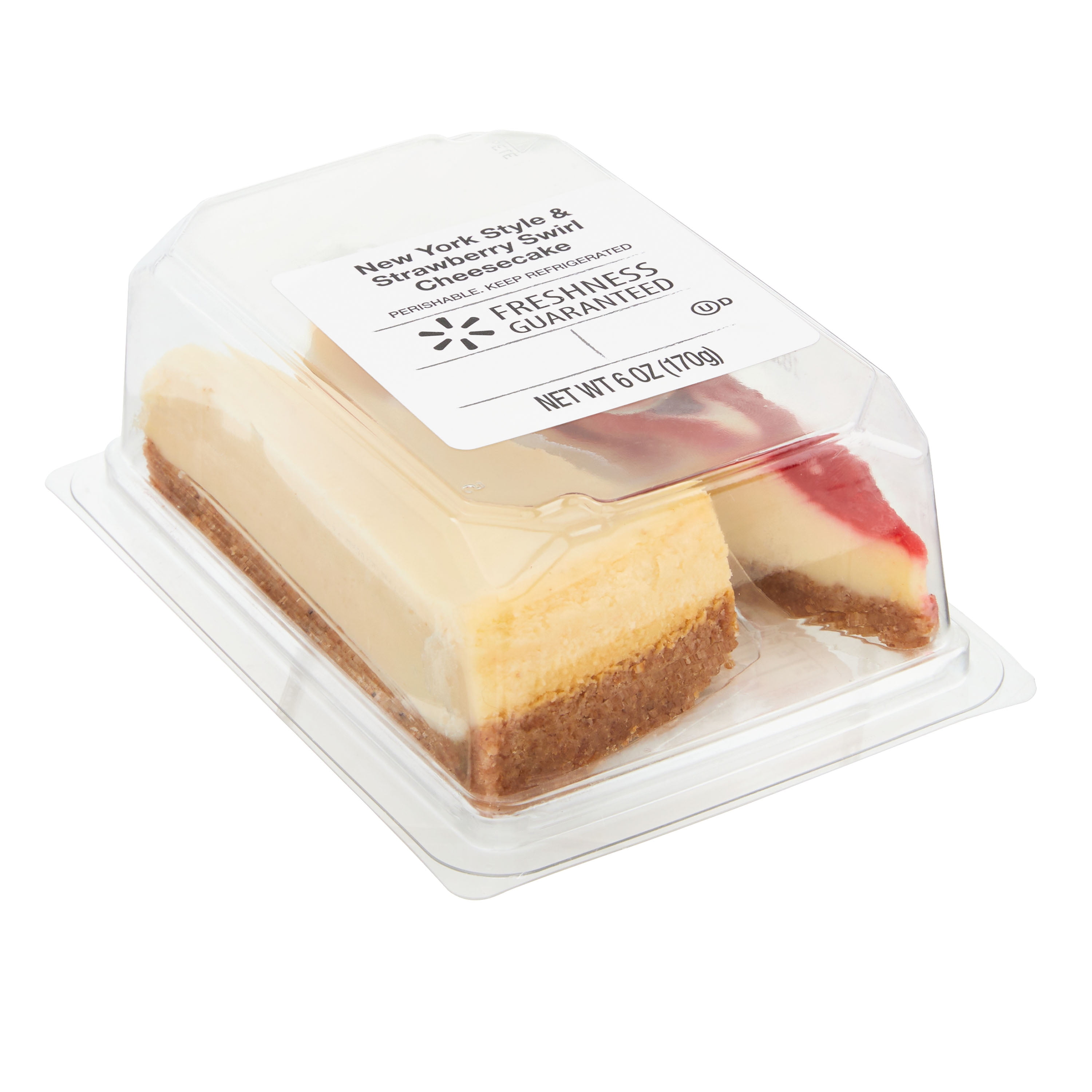 Freshness Guaranteed New York & Strawberry Cheesecakes, 6 oz, 2 Count
