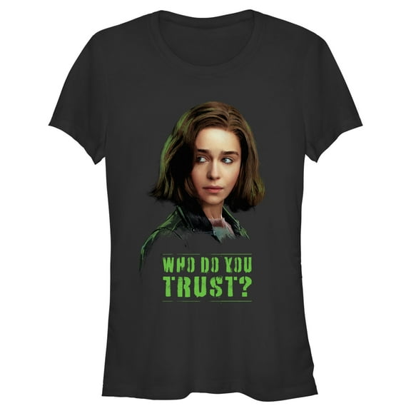 Junior's Marvel: Secret Invasion Abigail Brand Who Do You Trust Graphic Tee Black X Large