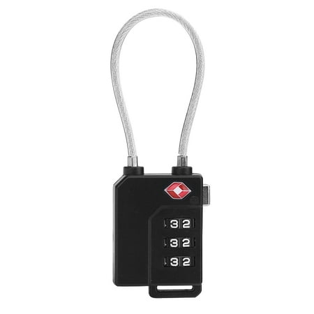 Yosoo Luggage Password Locks, 3-Digit Combination Padlocks Number Code Locks for Travel Suitcases Luggage Bag School Gym Lockers Filing Cabinets Toolbox (Best Combination Lock For School Locker)