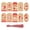Z_GC, variant on Christmas Gift Tag Stickers, 300 Count Modern Red, White, Silver, and Gold Xmas Designs, for Wrapping Paper and Gift Bags