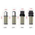 thumbnail image 3 of Lámpara trasera LED para automóvil 1156 1157 68SMD 3528 Lámpara de dirección LED para automóvil Luces de freno Luces traseras universales para automóvil 12 Luces de señal de giro, 3 of 4