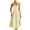 a-Light Yellow309, variant on Women's Solid Color Spaghetti Strap Midi Dress Sweetheart Neck Flared Skirt Regular Fit Dress Summer Casual Daily Date Dress