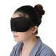 3D Masque Oculaire Doux Rembourré Sommeil Ombre Couverture Se Détendre Sommeil Bandeau Noir – image 1 sur 4