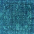 thumbnail image 1 of Ahgly Company Machine Washable Indoor Square Oriental Turquoise Blue Industrial Area Rugs, 7' Square, 1 of 4