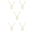 thumbnail image 2 of Qarigey Collar de cadena de moda exquisito círculo universal joyería de moda colgantes colgantes gargantillas collares largos para mujeres Type2 NO2, 2 of 6