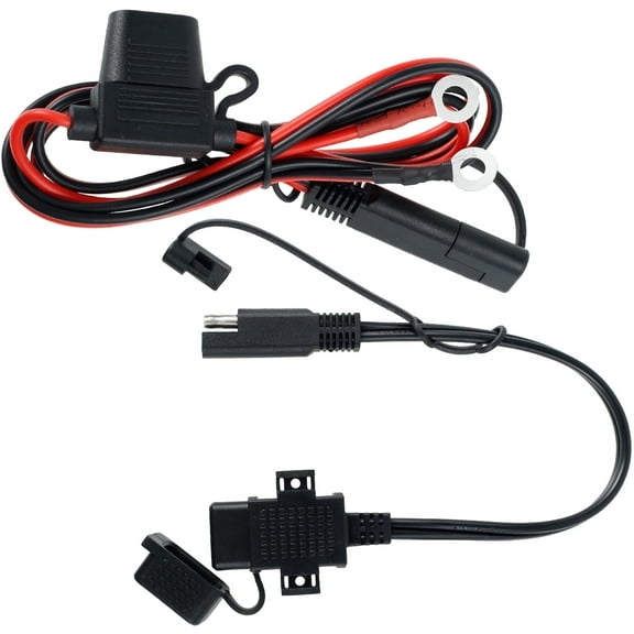 Adifare SAE to USB Adapter 5V/2.1A Professional Motorcycle USB Charger with Extension Cable Quick Charge Motorcycle Phone Charger with Waterproof Cover for Motorcycle Charging