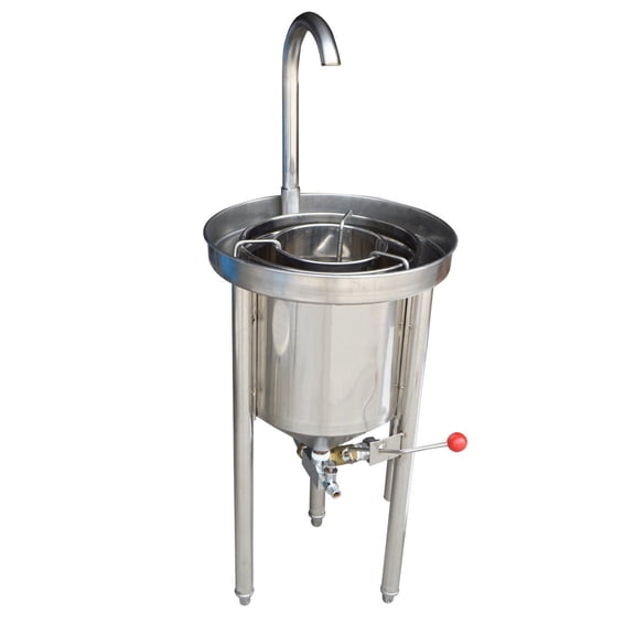 TECHTONGDA 20KG Commercial Rice Washer for Restaurant Cater-Hydraulic Pressure Type