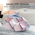 thumbnail image 4 of Yayeee Pillowcase King Size Set of 2 Satin Wrinkle Resistant Pillow Case, Pink Art Pattern, 4 of 7