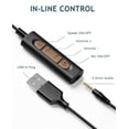 thumbnail image 4 of Auriculares USB Arama A700USB con Microfono Cancelacion de Ruido y Control de Volumen, 4 of 5