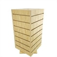 thumbnail image 2 of FixtureDisplays® 12 x 12 x 24" 4-Sided Slatwall Counter Spinner Display Rack Great for Gift, Jewelry 15591-MAPLE, 2 of 10