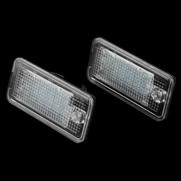 Lámpara LED, 2 piezas de luz LED para matrícula de coche, luz LED para matrícula de coche, valor inmejorable