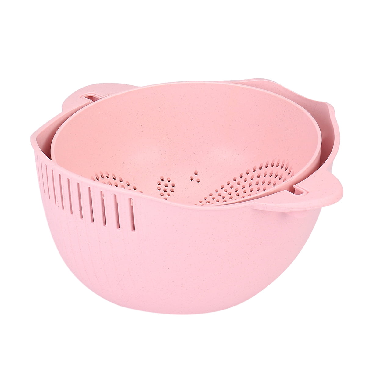 2in1 Multifunction Kitchen Colander/Strainer and Bowl Set, Double