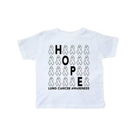 

Inktastic Hope- Lung Cancer Awareness Gift Toddler Boy or Toddler Girl T-Shirt