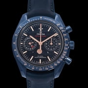 Omega Speedmaster Moonwatch Blue Side of the Moon Co-Axial Master Chronometer Moonphase Chronograph 44.25 mm Automatic Blue Dial Ceramic Mens Watch 304.93.44.52.03.002