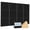 Black, variant on Self-Adhesive Square Acoustic Wall Panels , 12 Pack Decorative Sound Absorbing Panels, Pin Boards & Message Board for Studio Bedroom Gaming Room