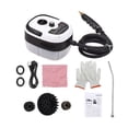 thumbnail image 5 of M Buder Multifunctional High Pressure Portable Handheld Steam Cleaner, 1500W Fast Heating Machine, 6-Gear Adjustment, 105C/221F, for Kitchen Bathroom Floor Auto, White (59.06 inches / 1.5 M Cord), 5 of 5