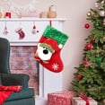 thumbnail image 5 of Medias navideñas bolsa de regalo 3D Papá Noel muñeco de nieve reno calcetines de peluche percha calcetines de Navidad decoración Navidad, 5 of 5