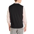 cutter & buck men's douglas vneck sweater vest, black, xxlarge