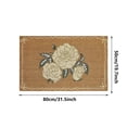 thumbnail image 3 of Exquisite Rose Pattern Floor Mat, Decorative Indoor Doormat, Easter Door Mat, Non-Slip Soft Area Rug for Entryway Bedroom Bathroom Living Room Home Decor, 31.5*20in, C, 3 of 8