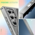 thumbnail image 5 of ELEHOLD Case for Samsung Galaxy S25 Ultra, Magnetic Front Cover Phone Case Full-Body Protection Clear Case,Grey, 5 of 7