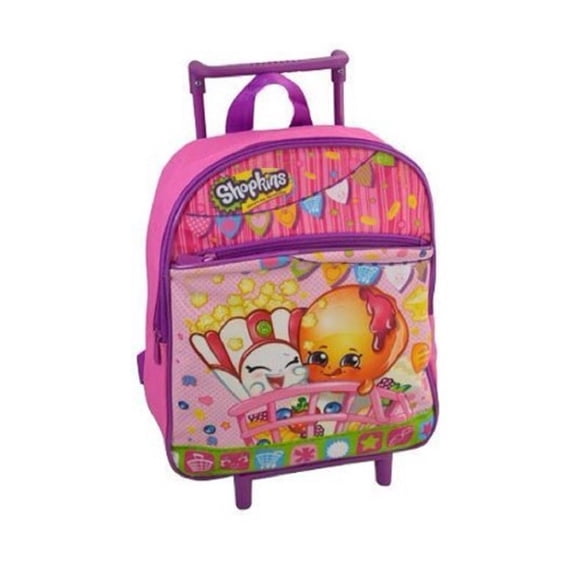 Shopkins Backpack Rolling Backpack Travel Backpack 12"