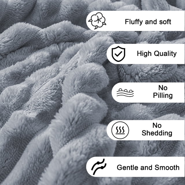 Soft Blankets and Throws Soft and Thick Double-Layer Raschel Blanket A Must Have Warm Crafts In Winter, Suitable for Bed, Sofa and Other Scenes, to Provide The Best Comfortthick Blankets for Winter