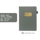 thumbnail image 1 of Organizador de cuaderno A5 Daily Planner - Mejor diario de viajes para trabajo, colegio y oficina con papel rayado - Regalo perfecto para estudiantes y profesionales, 1 of 1