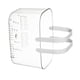 thumbnail image 3 of Cesta de mano transparente Asa cómoda Orificios de ventilación Fácil acceso Cesta de almacenamiento de frutas versátil para acampar Blanco, 3 of 10