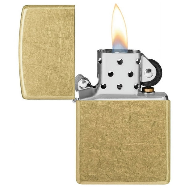 Zippo Classic Street Brass Pocket Lighter for Warehouse Use